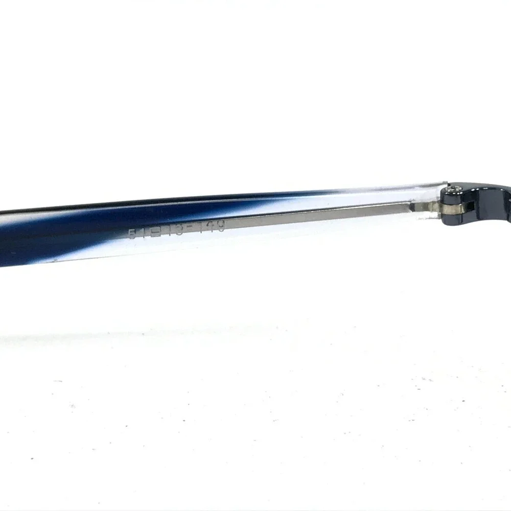 BCPC BP-151 COL.27 Eyeglasses Frames Clear Blue Round Oval Wire Rim 51-18-140